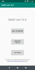 screenshot of MalO ver1.0.0 version 1.1.0
