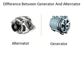difference between generator and alternator