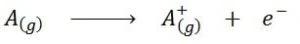 ionization energy