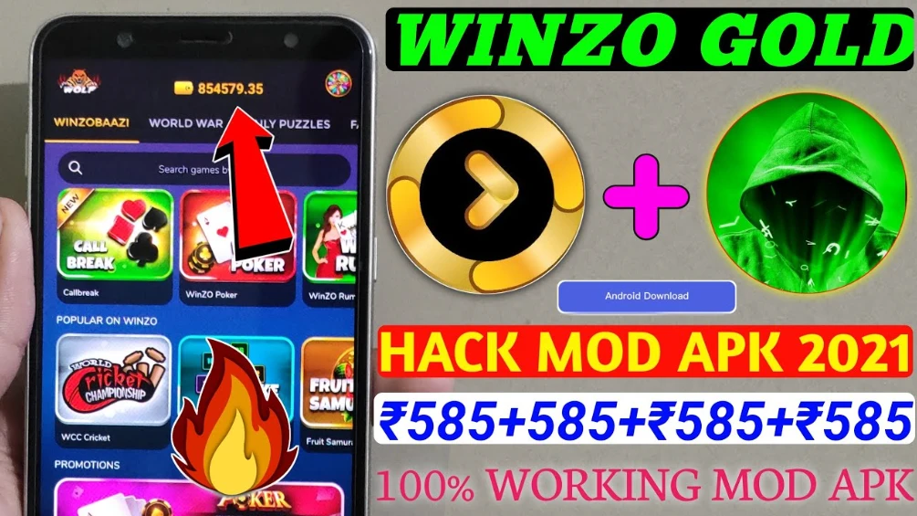 Winzo Gold Hack Mod APK download for Android Free Latest version